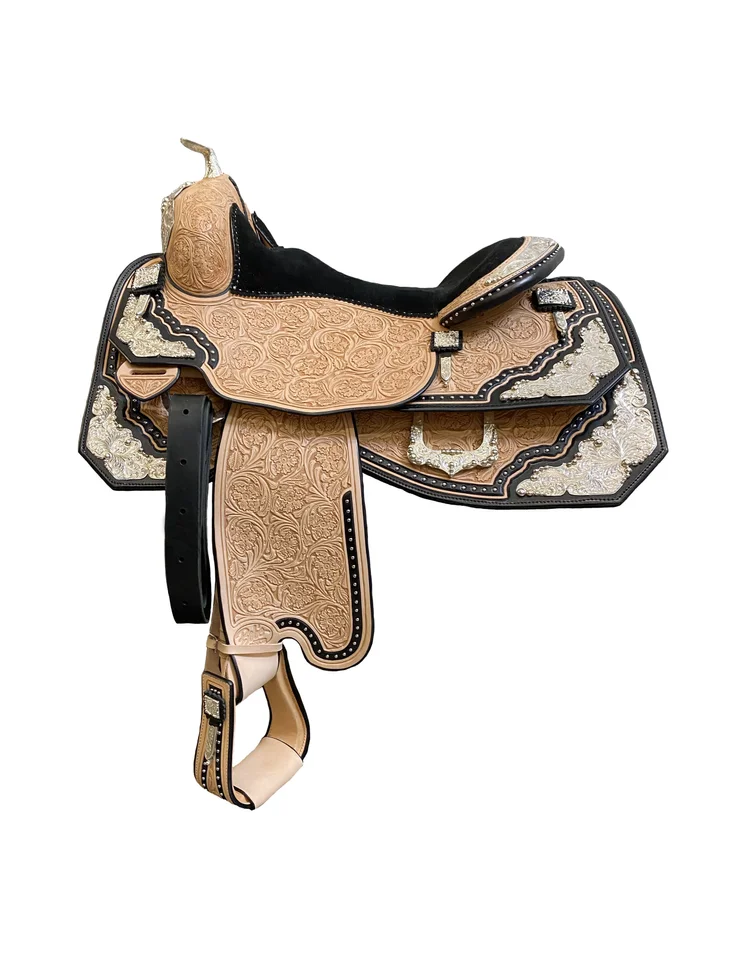 B20-438 Silver Show Saddle