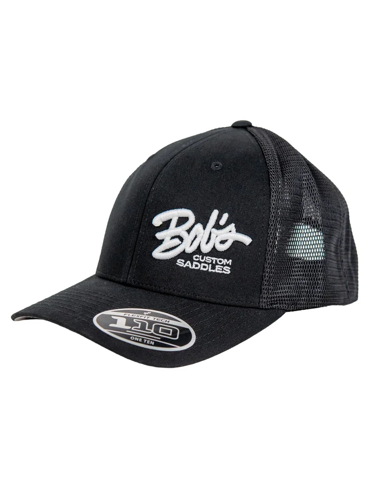 02 - Black Cap with White Logo