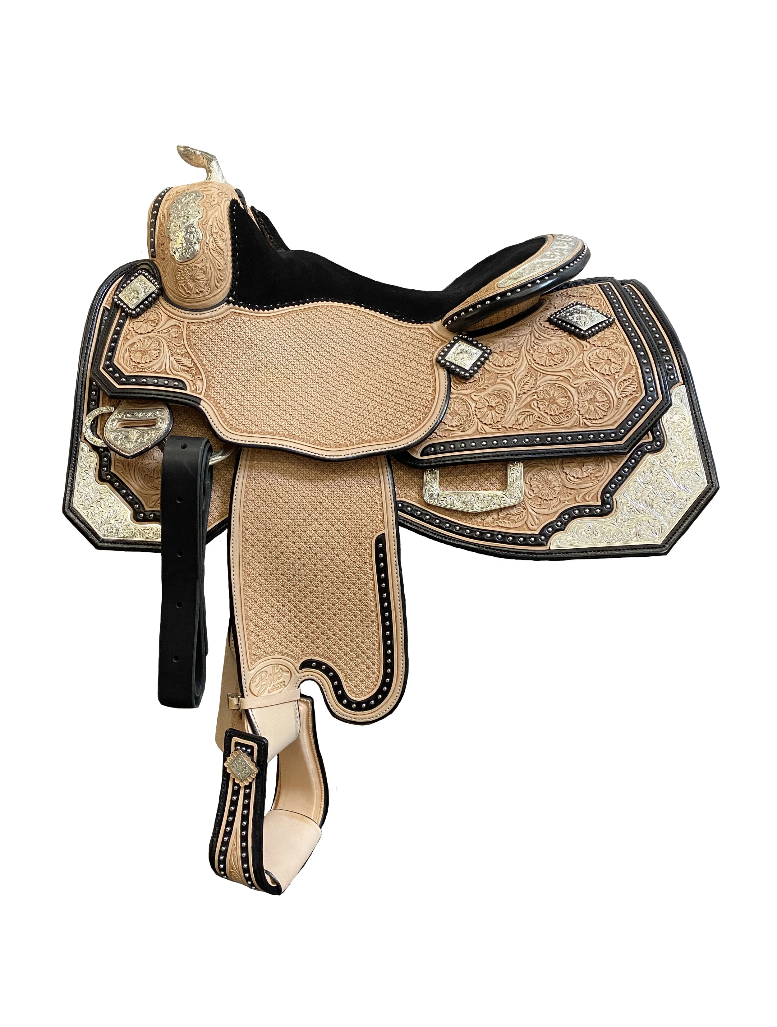 B19-634 Silver Show Saddle