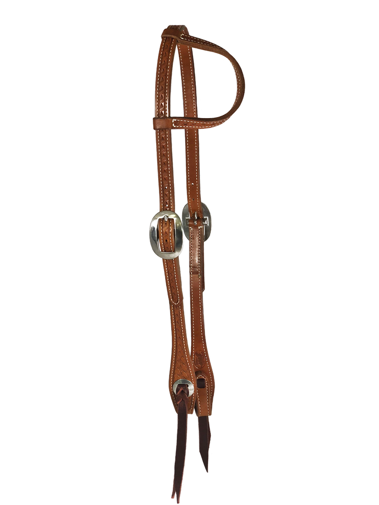 Basket Stamped One Ear Headstall