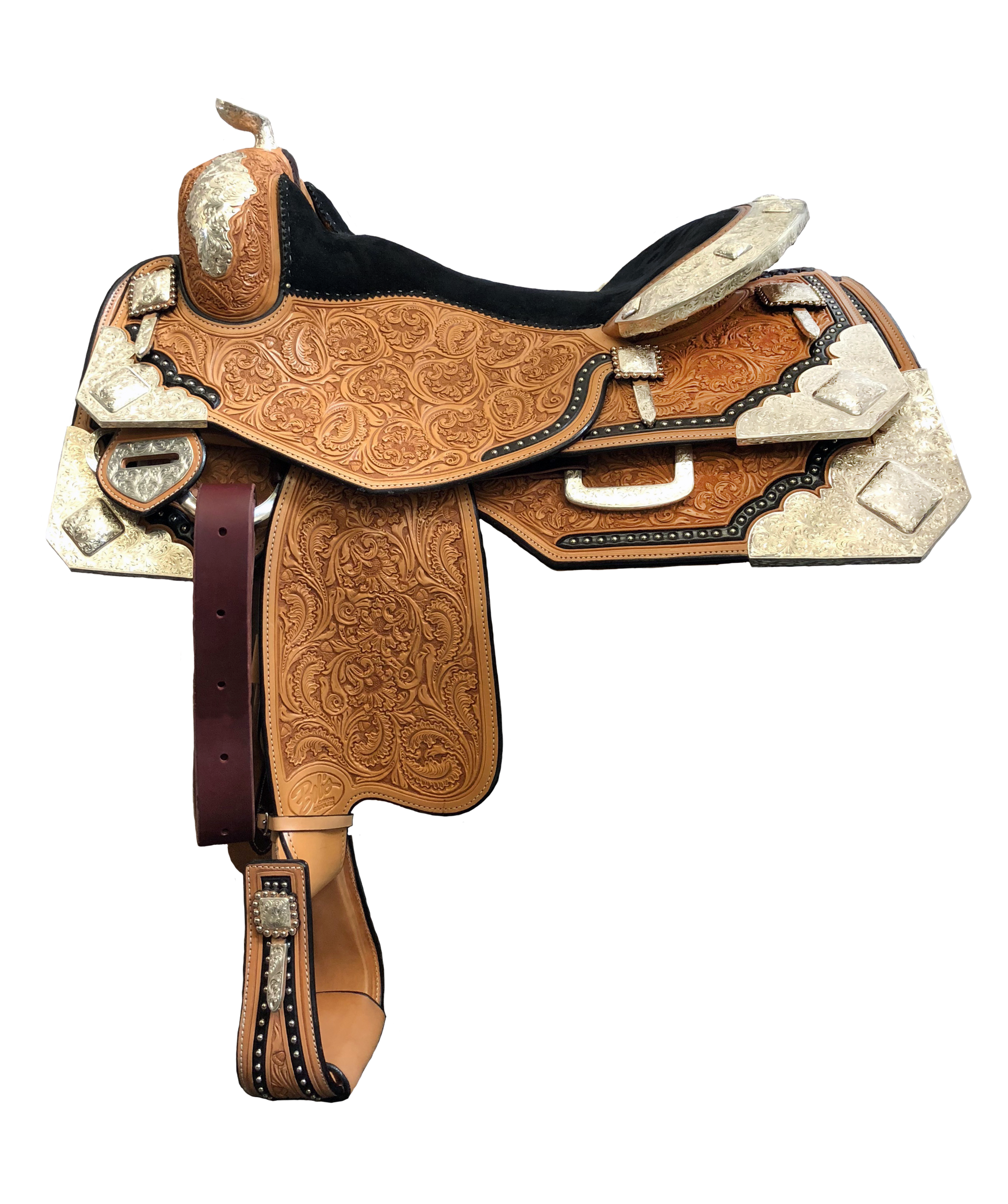 Silver Show Saddle