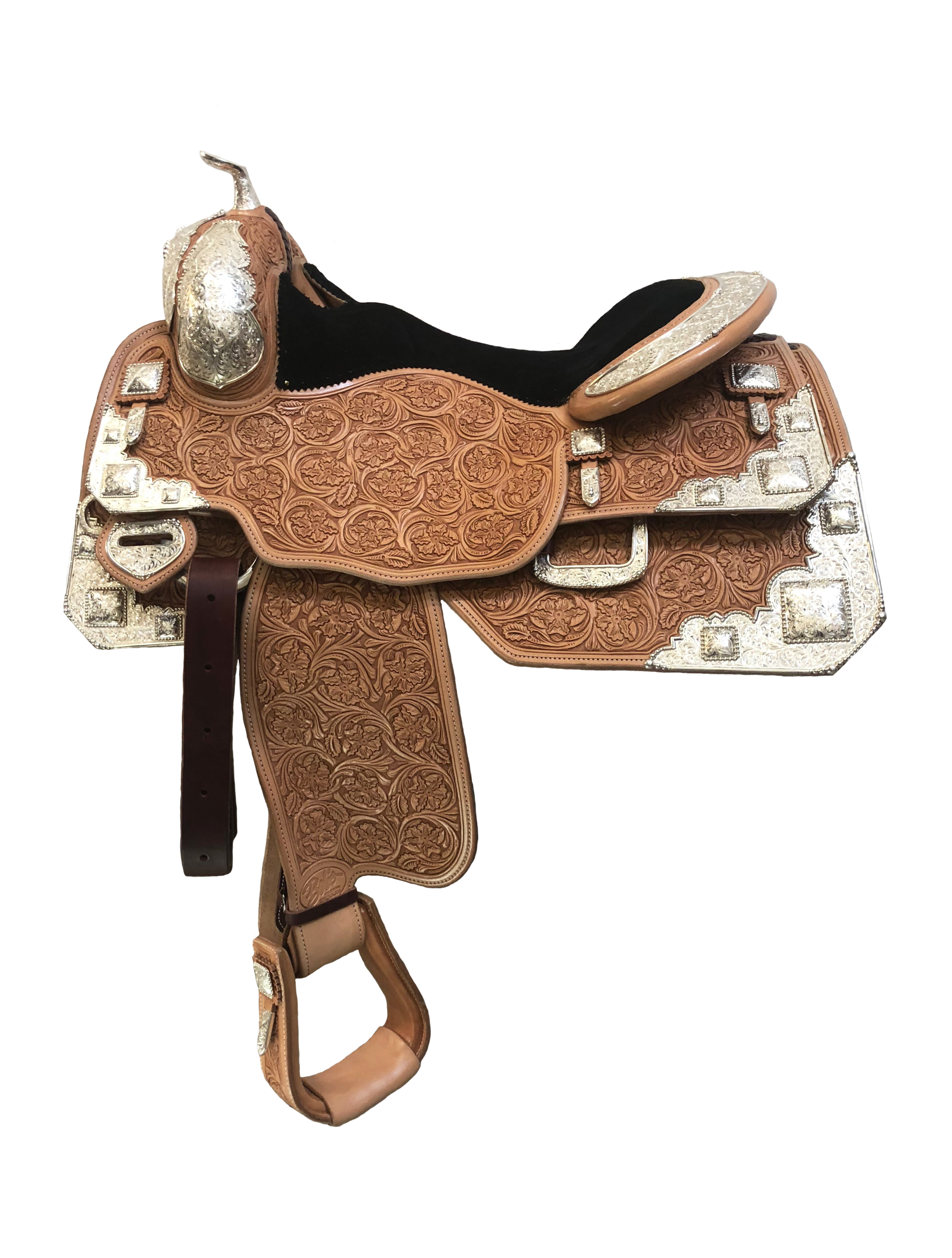 Silver Show Saddle