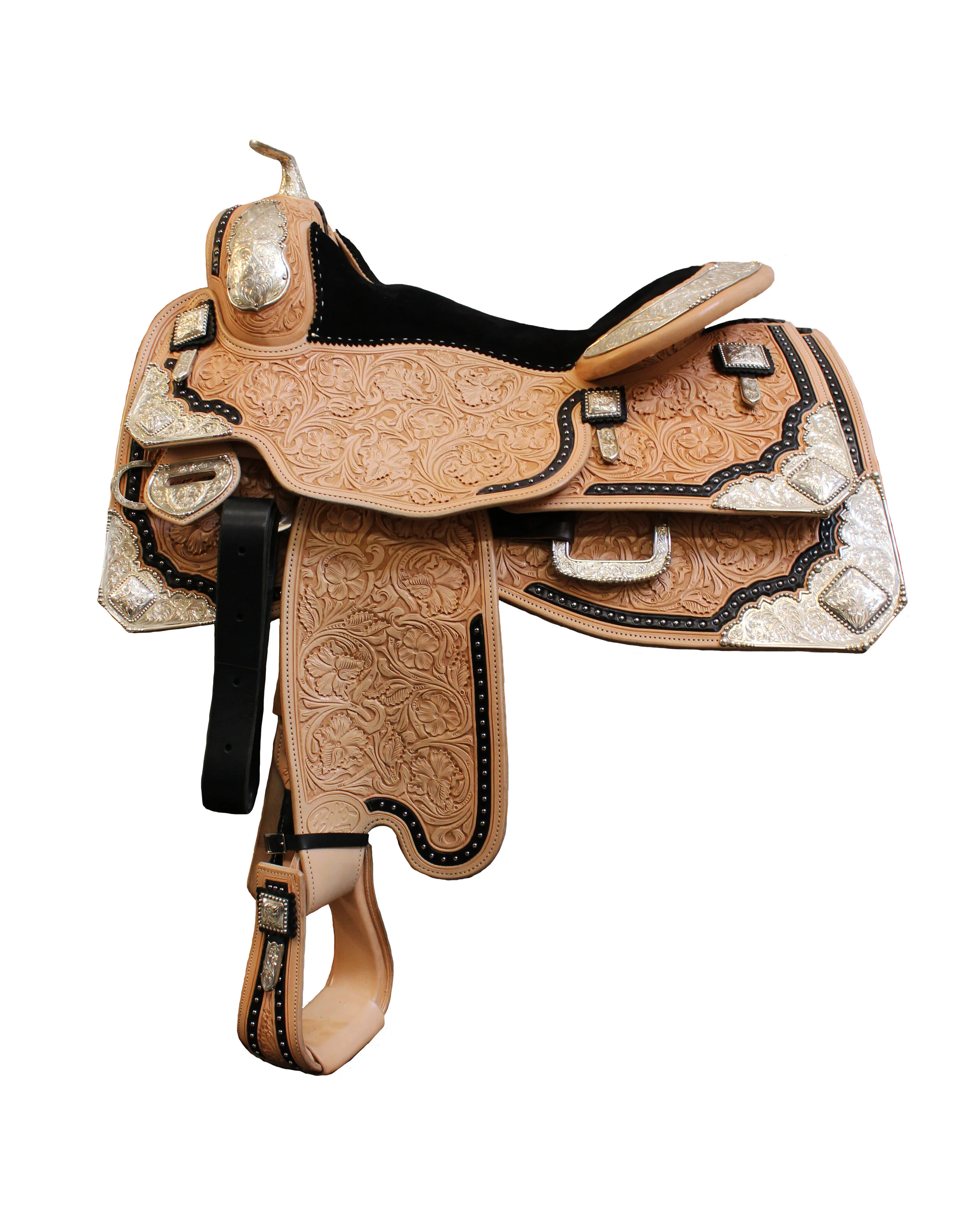 Silver Show Saddle