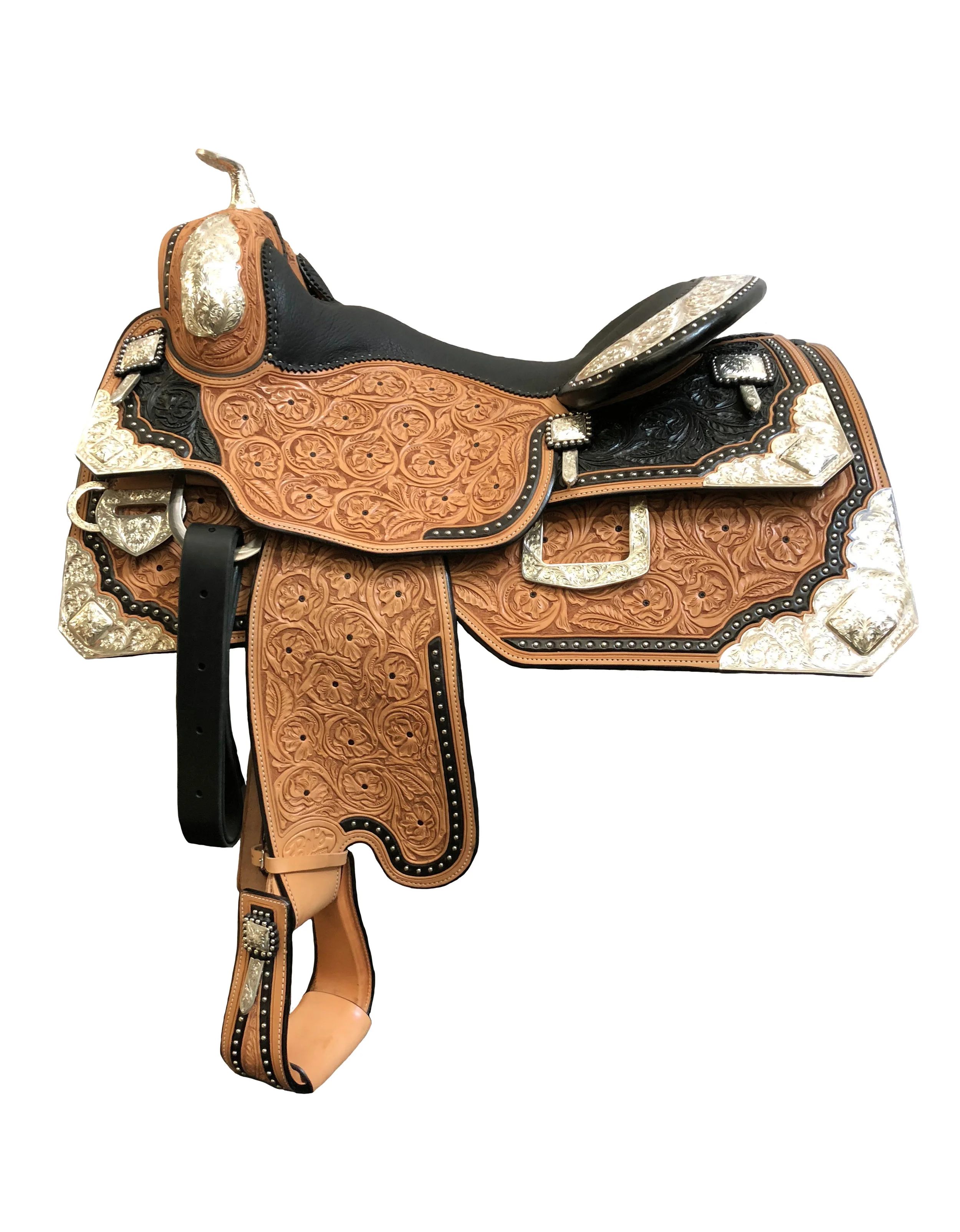 Silver Show Saddle