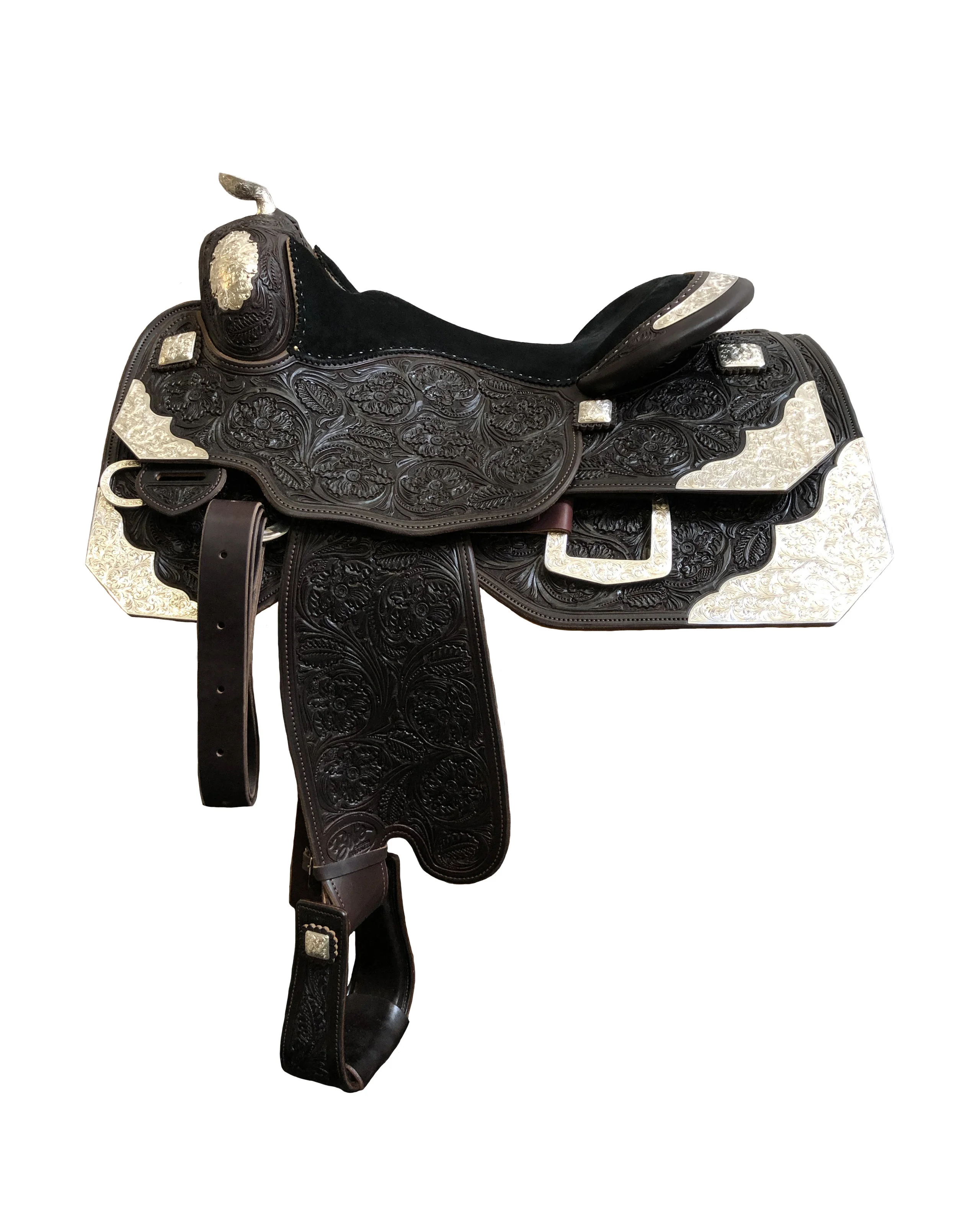Silver Show Saddle