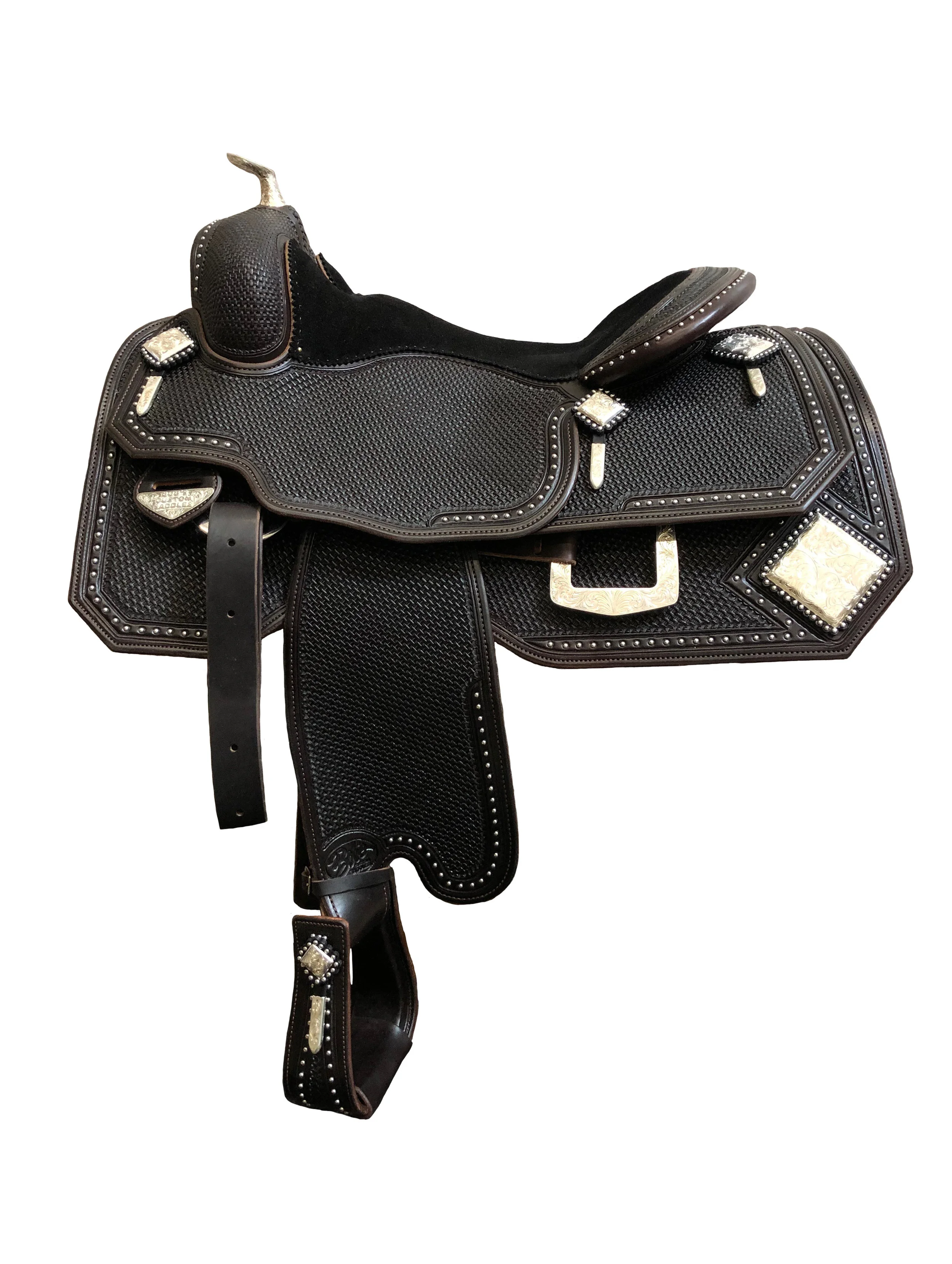 Silver Show Saddle